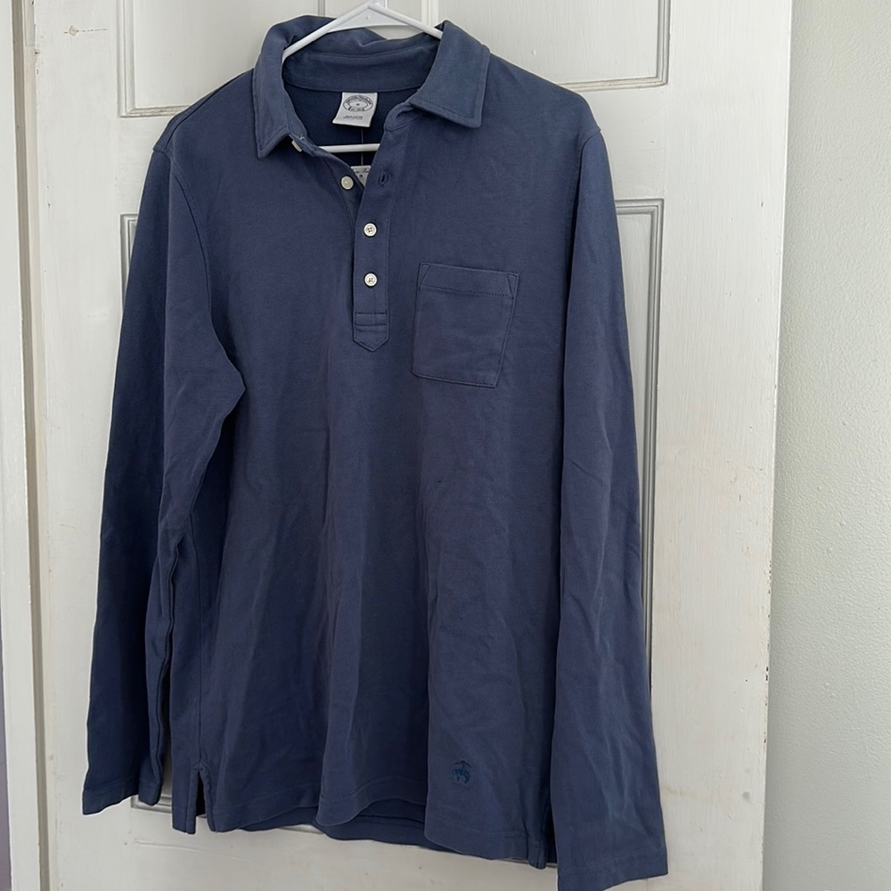 New With Tags! Brooks Brothers Long Sleeve Polo - M